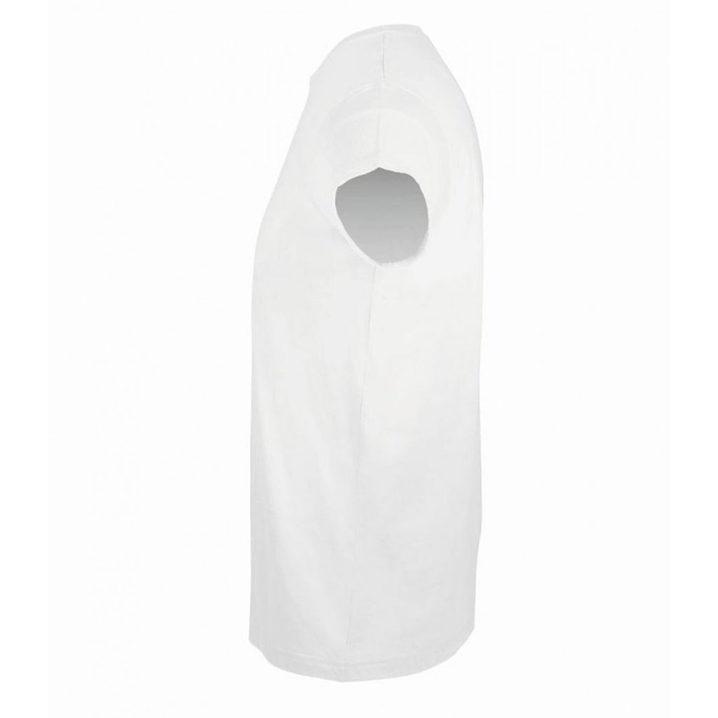 SOL'S Men's White Regent Fit T-Shirt