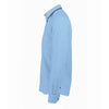 SOL'S Men's Sky Blue/Navy Baxter Long Sleeve Contrast Fitted Shirt