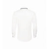 SOL'S Men's White/Black Baxter Long Sleeve Contrast Fitted Shirt