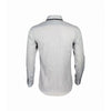 SOL'S Men's White/Black Stripe Baxter Long Sleeve Contrast Fitted Shirt