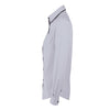 SOL'S Women's Opal Grey Baxter Long Sleeve Contrast Fitted Shirt