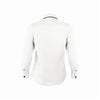 SOL'S Women's White/Black Baxter Long Sleeve Contrast Fitted Shirt
