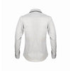 SOL'S Women's White/Black Stripe Baxter Long Sleeve Contrast Fitted Shirt