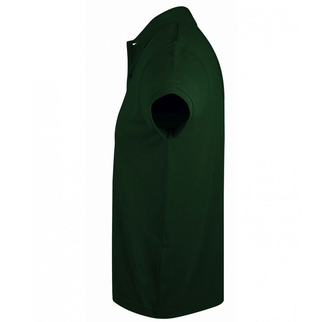 SOL'S Men's Bottle Green Prime Poly/Cotton Pique Polo Shirt