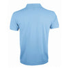 SOL'S Men's Sky Blue Prime Poly/Cotton Pique Polo Shirt