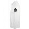 SOL'S Men's White Prime Poly/Cotton Pique Polo Shirt