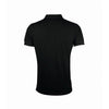 SOL'S Men's Black Portland Cotton Pique Polo Shirt