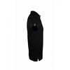 SOL'S Men's Black Portland Cotton Pique Polo Shirt
