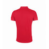 SOL'S Men's Red Portland Cotton Pique Polo Shirt
