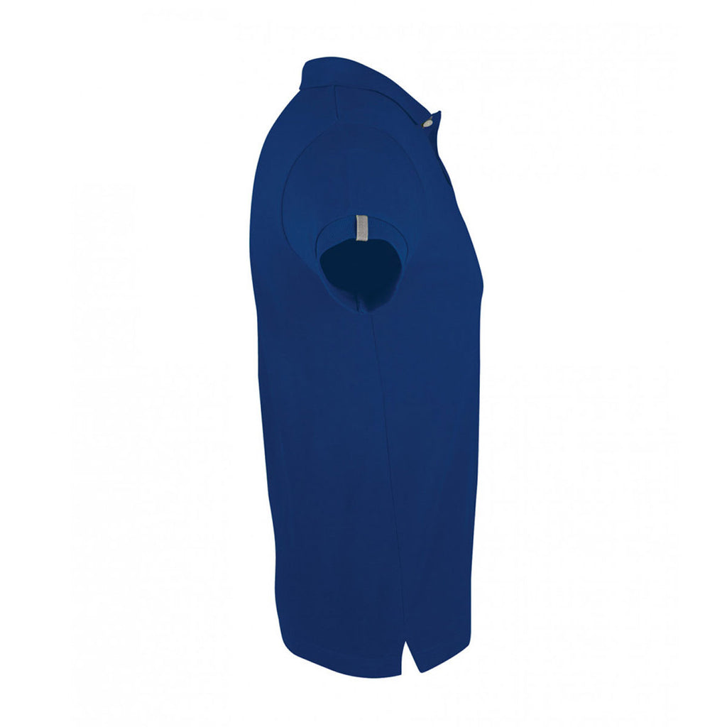 SOL'S Men's Ultramarine Portland Cotton Pique Polo Shirt