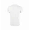 SOL'S Men's White Portland Cotton Pique Polo Shirt