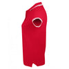 SOL'S Women's Red/White Pasadena Tipped Cotton Pique Polo Shirt