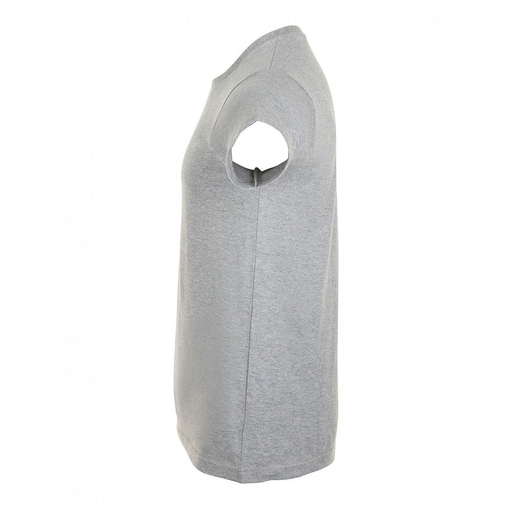 SOL'S Men's Grey Marl Imperial Fit T-Shirt