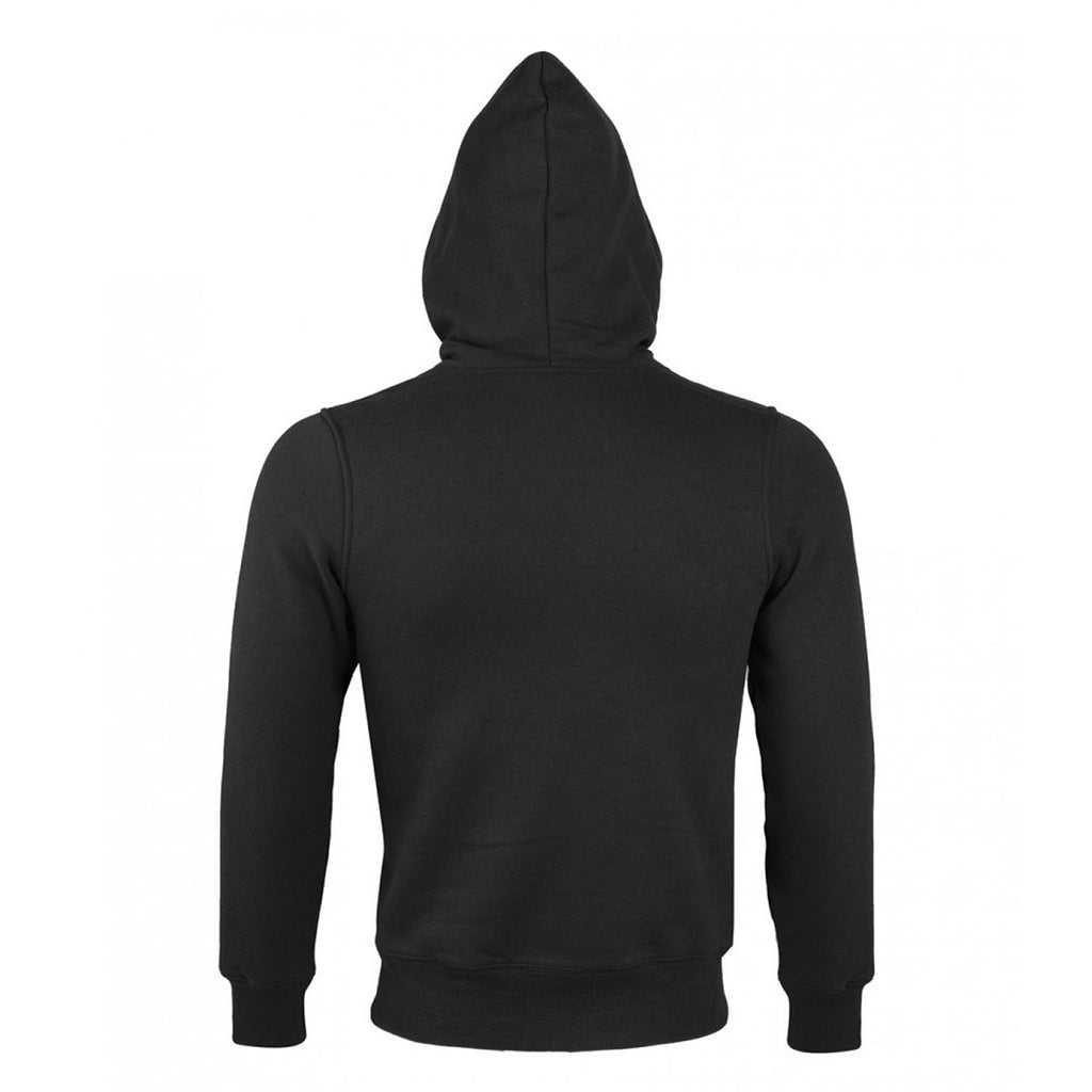 SOL'S Unisex Black Sherpa Hooded Jacket