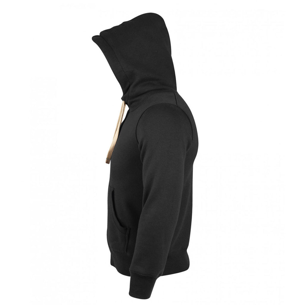 SOL'S Unisex Black Sherpa Hooded Jacket