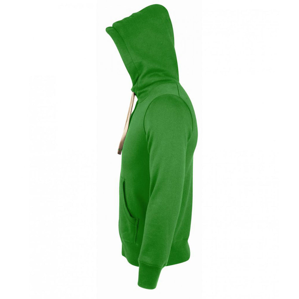 SOL'S Unisex Bud Green Sherpa Hooded Jacket