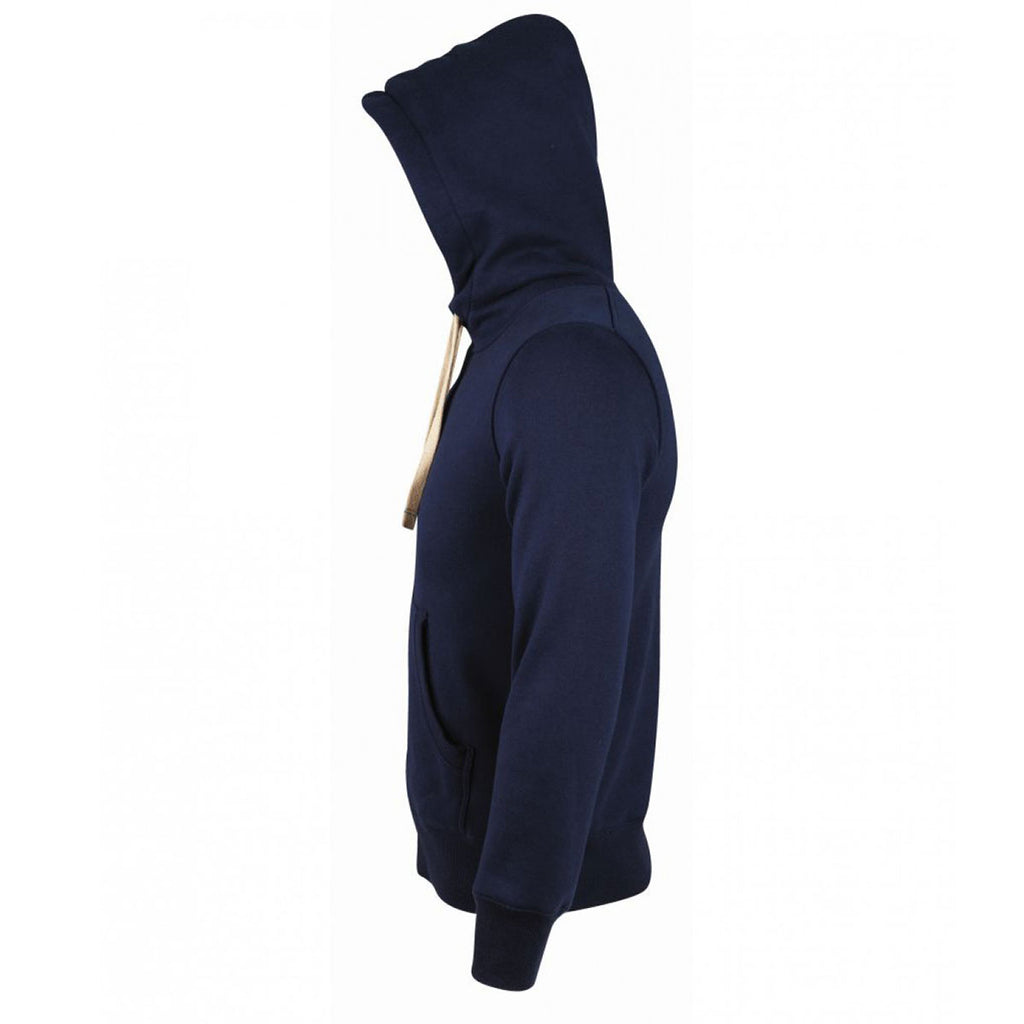 SOL'S Unisex French Navy Sherpa Hooded Jacket