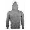 SOL'S Unisex Grey Marl Sherpa Hooded Jacket