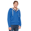 SOL'S Unisex Royal Blue Sherpa Hooded Jacket