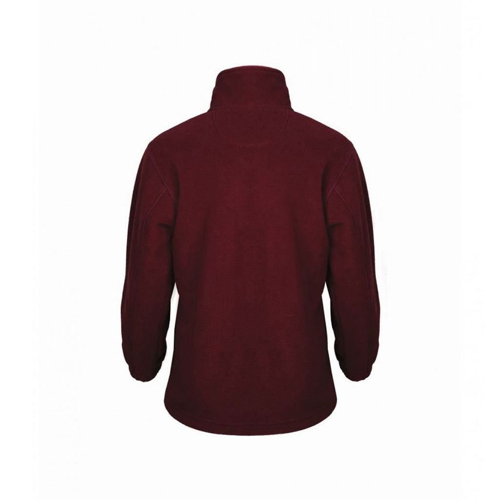 SOL'S Youth Burgundy North Fleece Jacket
