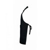 SOL'S Youth Black Gala Long Bib Apron