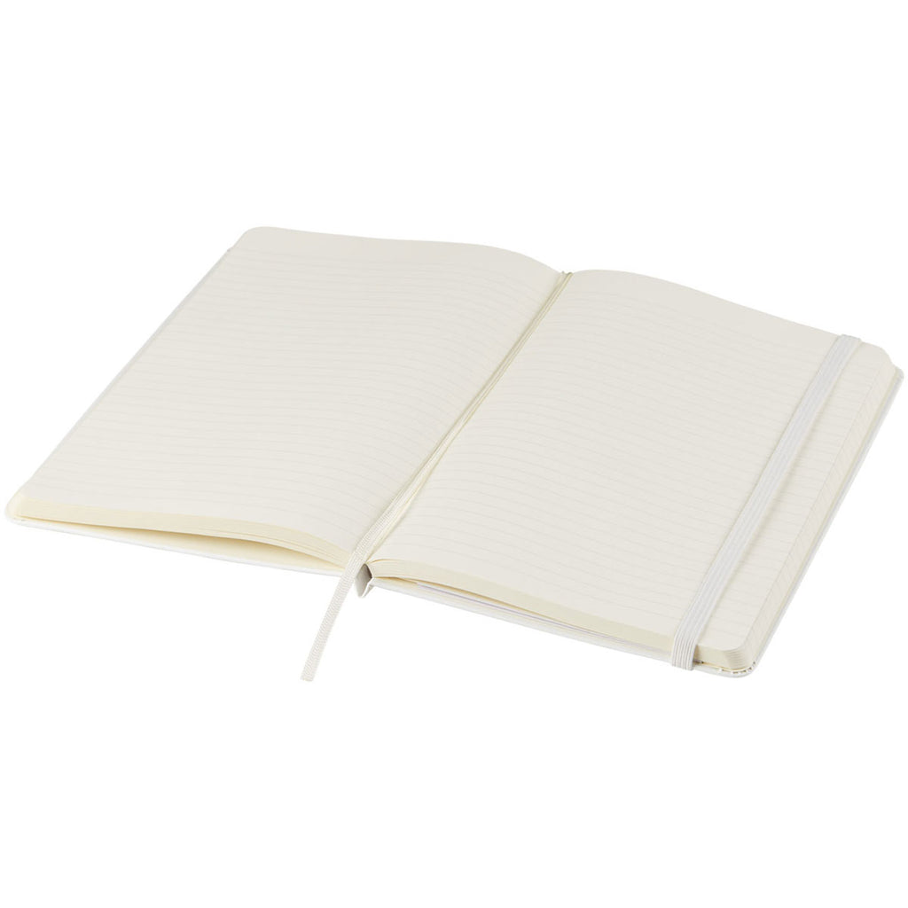 Moleskine White Classic Large Hard Cover Ruled Notebook