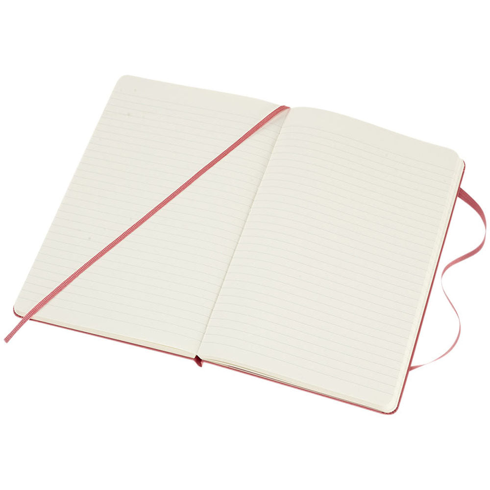 Moleskine Pink Classic Large Hard Cover Ruled Notebook