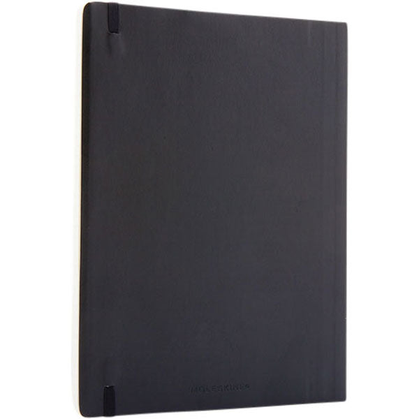 Moleskine Solid Black Classic Extra Large Soft Cover Ruled Notebook