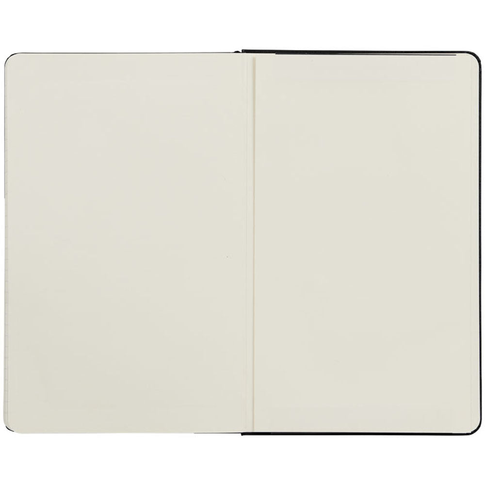 Moleskine Solid Black Classic Large Hard Cover Plain Notebook