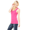 Bella + Canvas Women's Raspberry Stretch Rib Tank