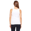 Bella + Canvas Women's White Stretch Rib Tank