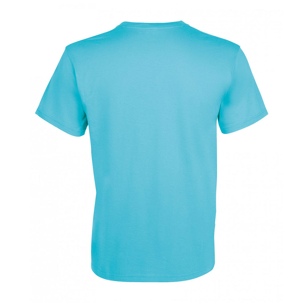 SOL'S Men's Atoll Blue Victory V Neck T-Shirt