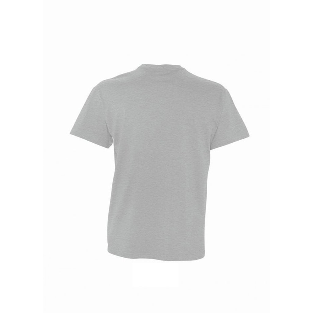SOL'S Men's Grey Marl Victory V Neck T-Shirt