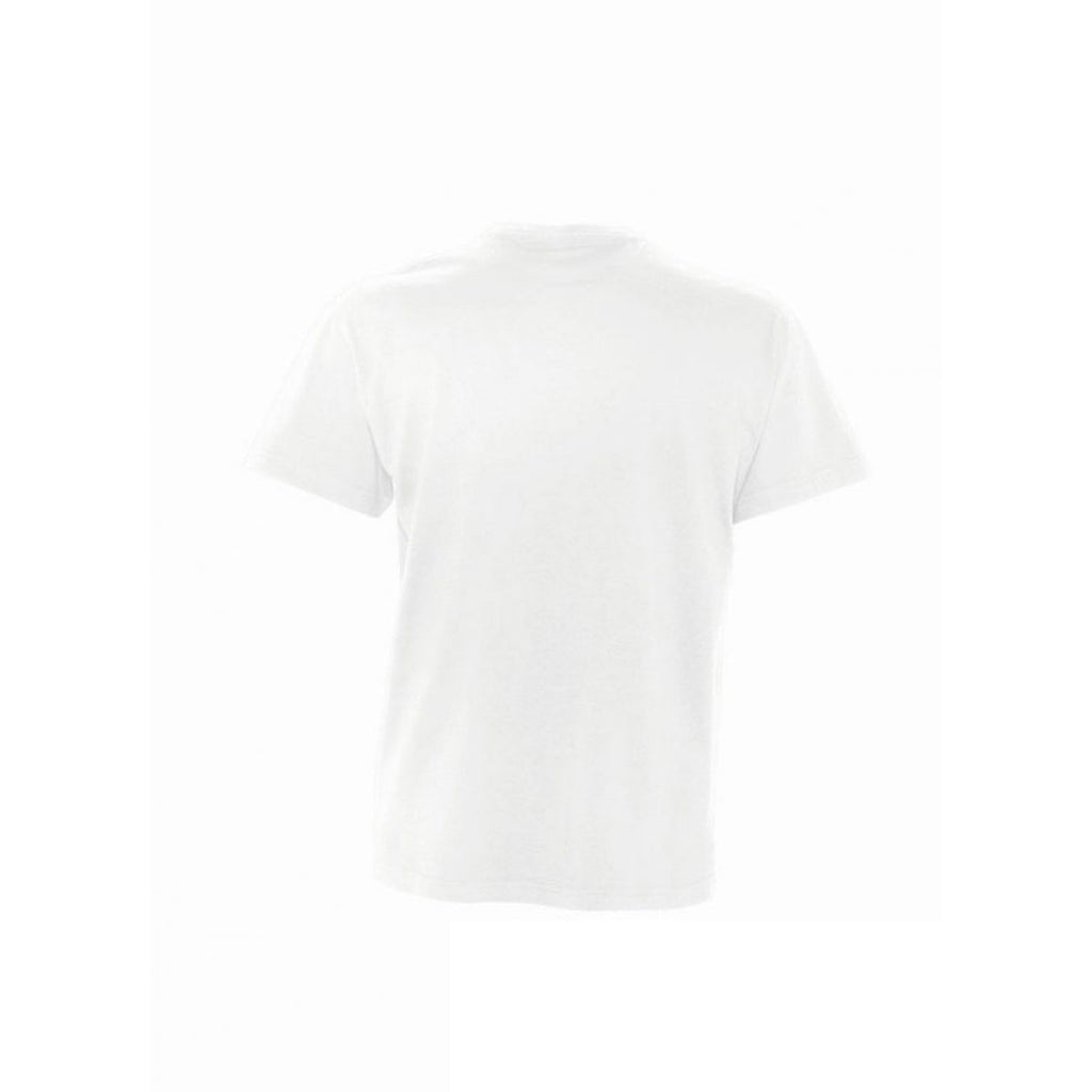 SOL'S Men's White Victory V Neck T-Shirt