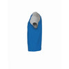 SOL'S Men's Royal Blue/Grey Marl Funky Contrast Baseball T-Shirt