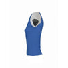 SOL'S Women's Royal Blue/Grey Marl Milky Contrast Baseball T-Shirt