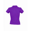 SOL'S Women's Dark Purple People Cotton Pique Polo Shirt