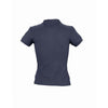 SOL'S Women's Navy People Cotton Pique Polo Shirt