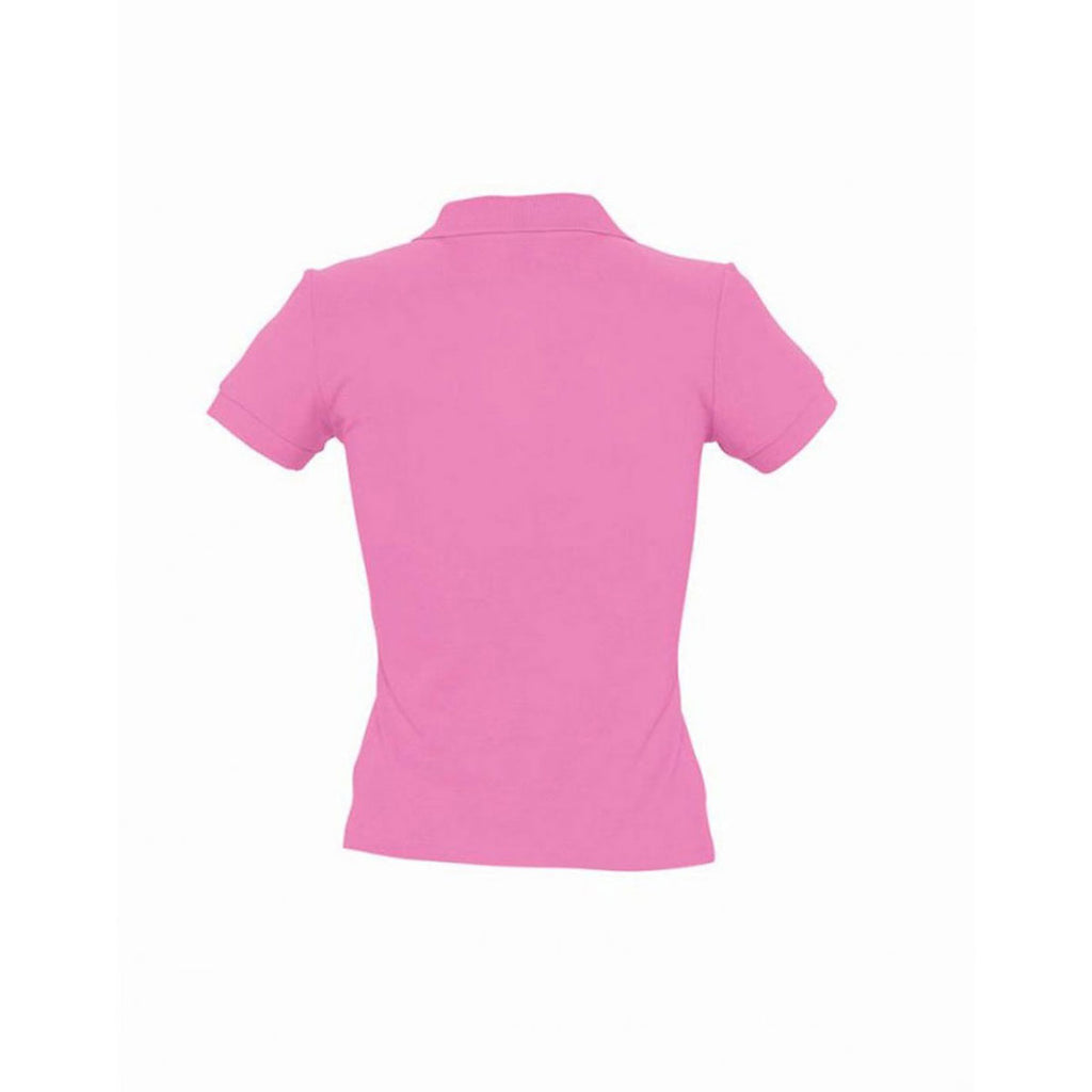 SOL'S Women's Orchid Pink People Cotton Pique Polo Shirt