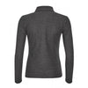SOL'S Women's Charcoal Marl Podium Long Sleeve Cotton Pique Polo Shirt