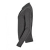 SOL'S Women's Charcoal Marl Podium Long Sleeve Cotton Pique Polo Shirt