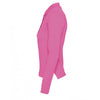 SOL'S Women's Flash Pink Podium Long Sleeve Cotton Pique Polo Shirt