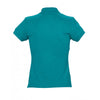 SOL'S Women's Duck Blue Passion Cotton Pique Polo Shirt