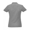 SOL'S Women's Grey Marl Passion Cotton Pique Polo Shirt