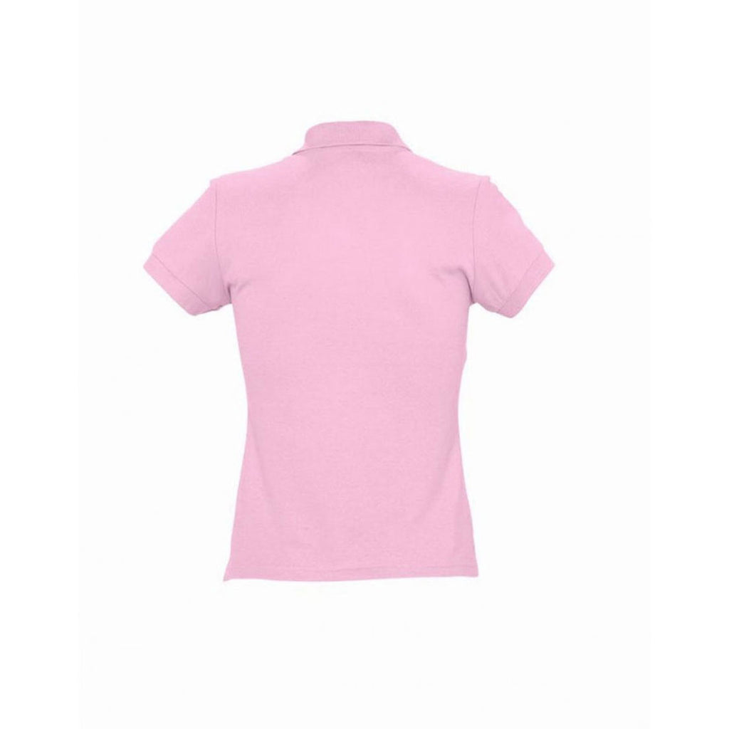 SOL'S Women's Pink Passion Cotton Pique Polo Shirt