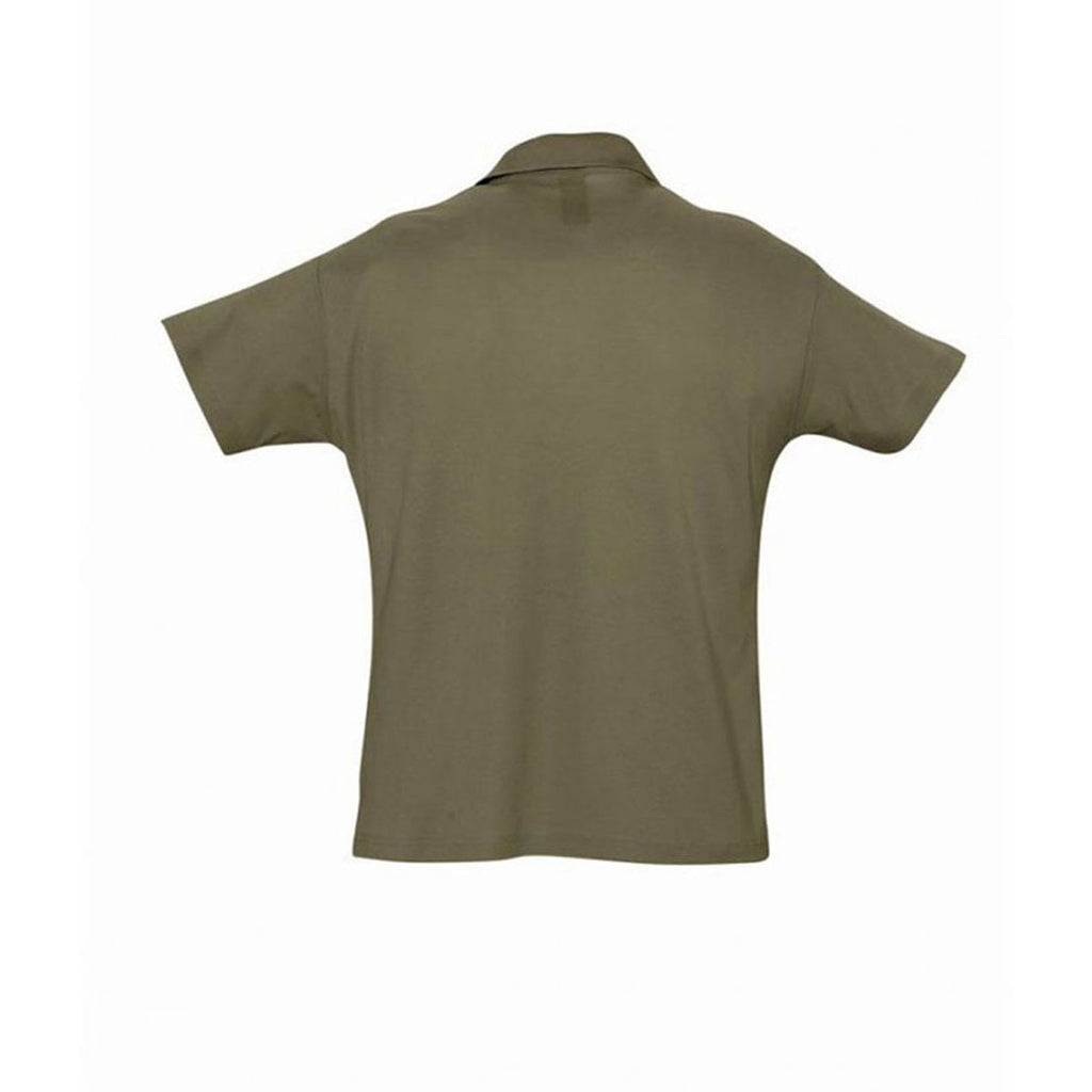 SOL'S Men's Army Summer II Cotton Pique Polo Shirt