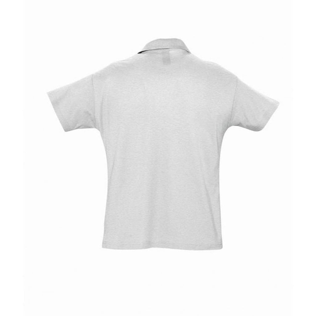 SOL'S Men's Ash Summer II Cotton Pique Polo Shirt