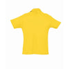 SOL'S Men's Gold Summer II Cotton Pique Polo Shirt