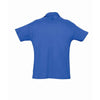 SOL'S Men's Royal Blue Summer II Cotton Pique Polo Shirt