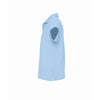 SOL'S Men's Sky Blue Summer II Cotton Pique Polo Shirt